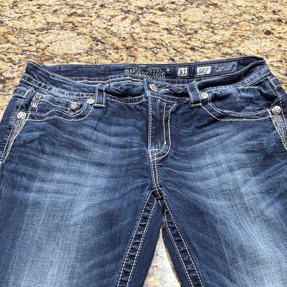 Miss Me Women's Dark Blue Boot Cut Jeans